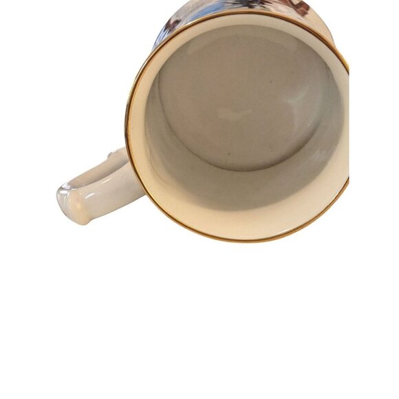 Carling OKeefe Vintage Tankard Beer Stein Mug Fine Bone China Skating Scene - Picture 6 of 6